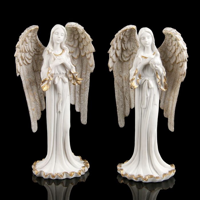 Фигурка полистостоун "Ангел небесный" МИКС 16,5х8,5х5,2 см