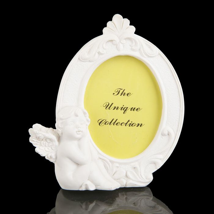 Фоторамка полистоун 6,5х5 см "Ангел" 9х10,2 см