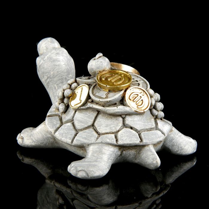 Сувенир полистоун Lucky "Денежная черепаха" 5х9,5х6 см