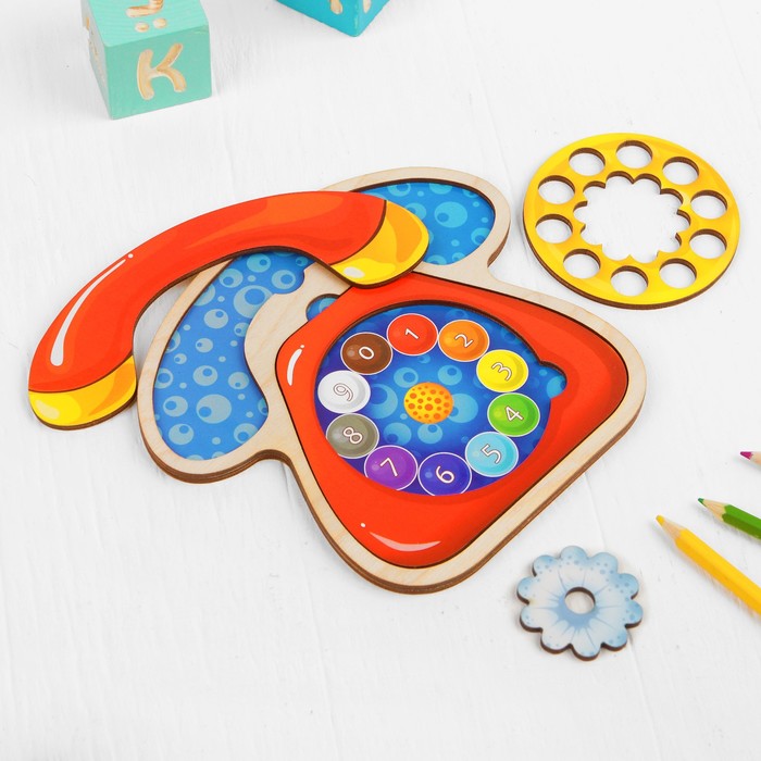 Рамка-вкладыш "Телефон", 5 × 17 см