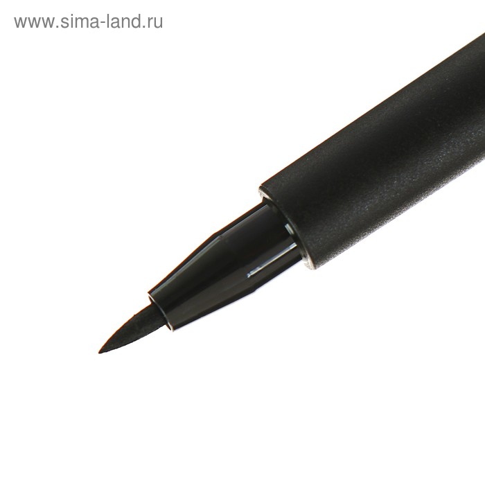 фото Ручка кисть капиллярная faber-castell pitt® artist pen brush, b черный 167499