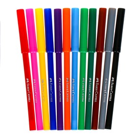 

Фломастеры 12 цветов Faber-Castell «Замок» в картонной коробке