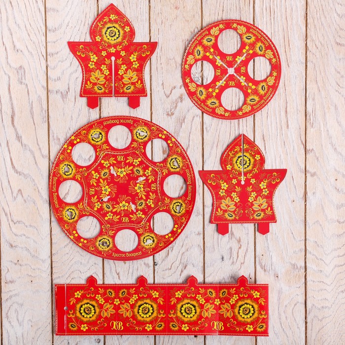 Подставка пасхальная на 12 яиц "Узор"