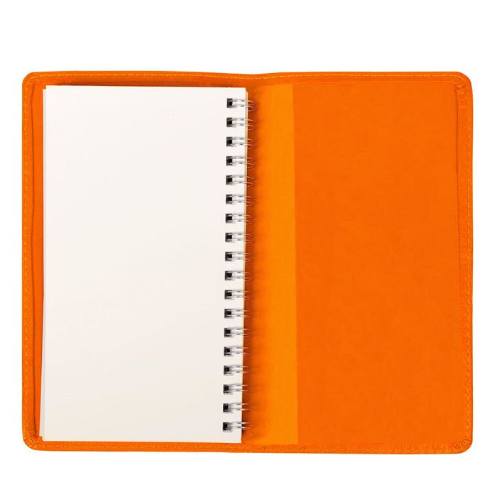 Записная книжка на гребне в обложке из экокожи "СССР", 60 листов