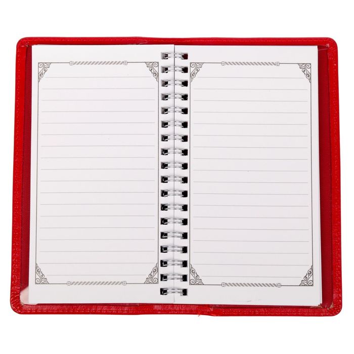 Записная книжка на гребне в обложке из экокожи "Рождённый в СССР", 60 листов