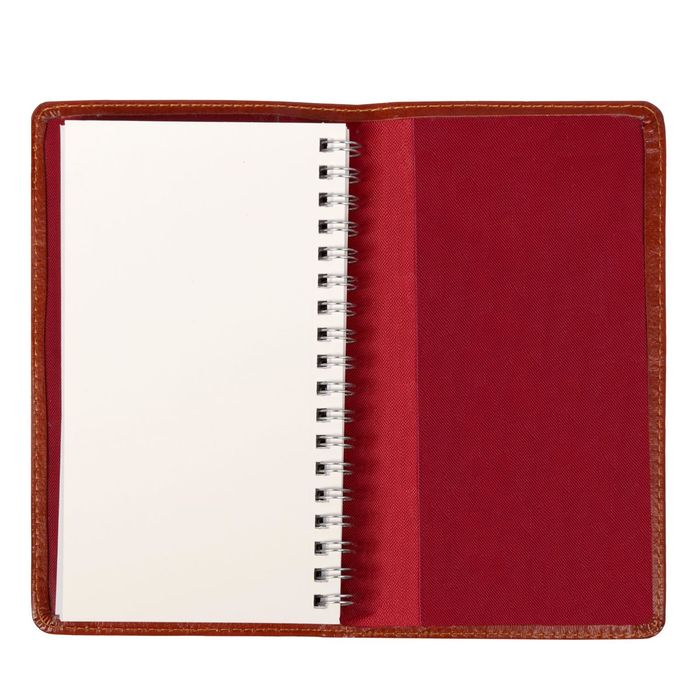 Записная книжка на гребне в обложке из экокожи "Рождённый в СССР", 60 листов