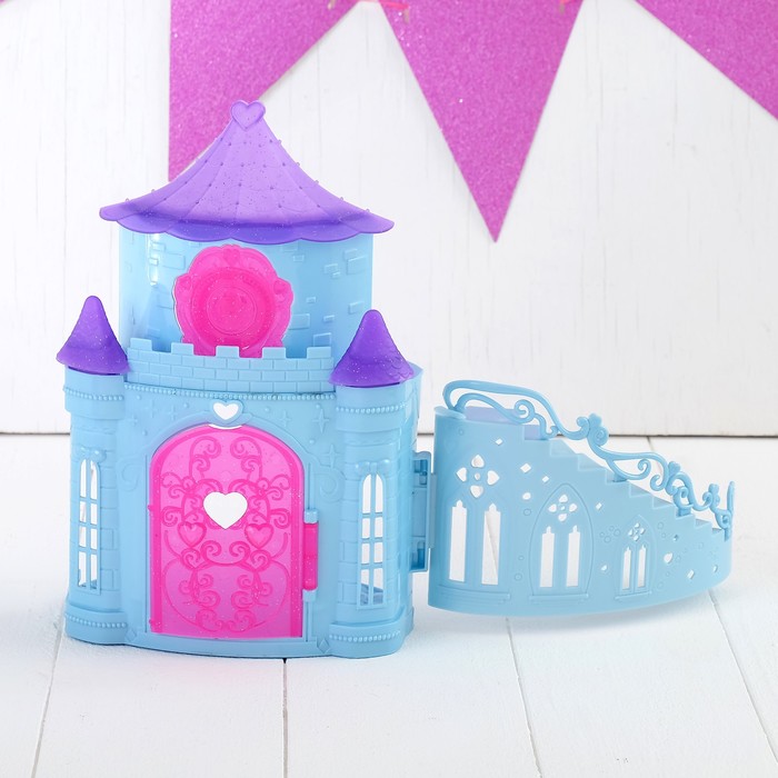 Замок для куклы "Винтаж" с фигурками принцессы, лошадки и мебелью