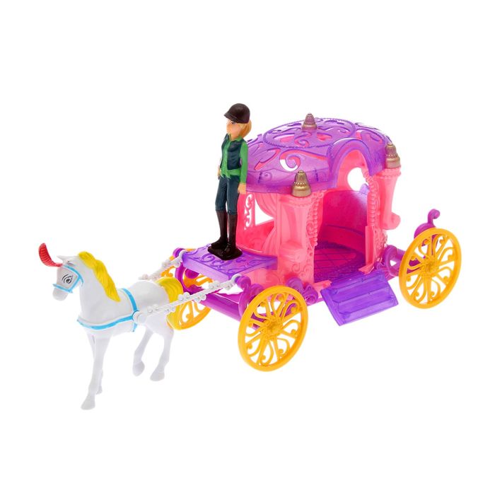 Карета для куклы "Винтаж" с фигурками