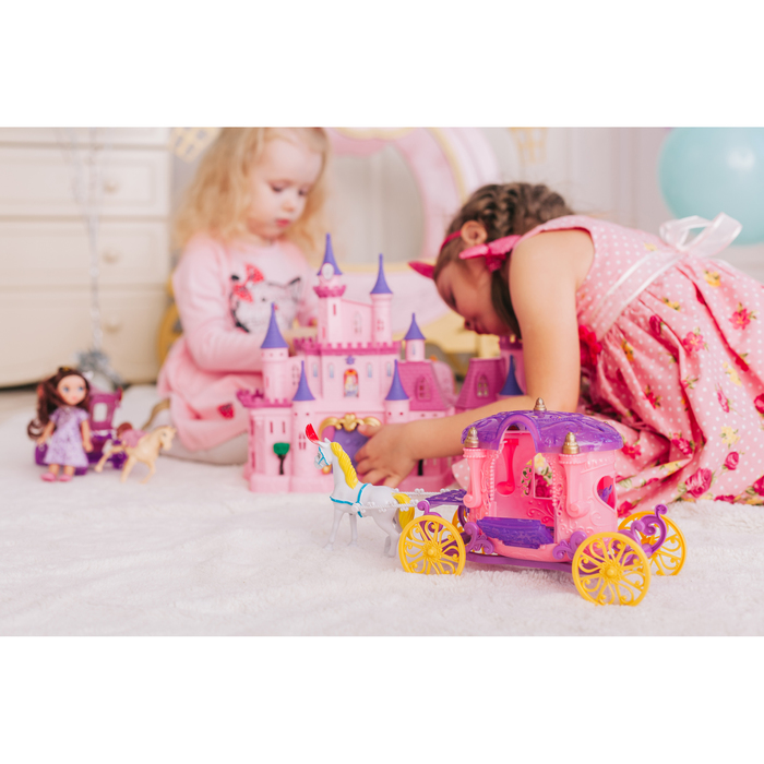 Карета для куклы "Винтаж" с фигурками