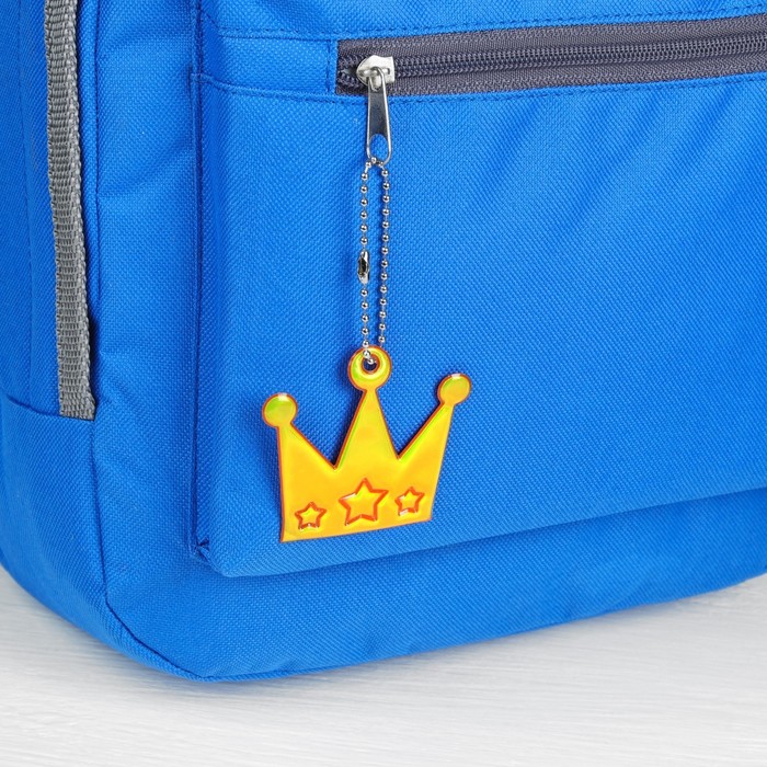 Светоотражающий элемент "Корона", 6*5,5см, цвет МИКС