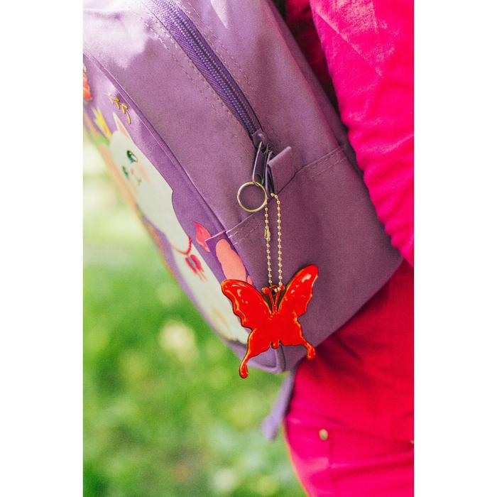 Светоотражающий элемент "Бабочка", 5,5*7см, цвет МИКС