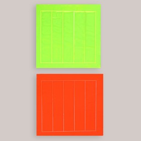 Светоотражающая наклейка «Полоска», 12 × 2,5 см, 5 шт на листе, МИКС