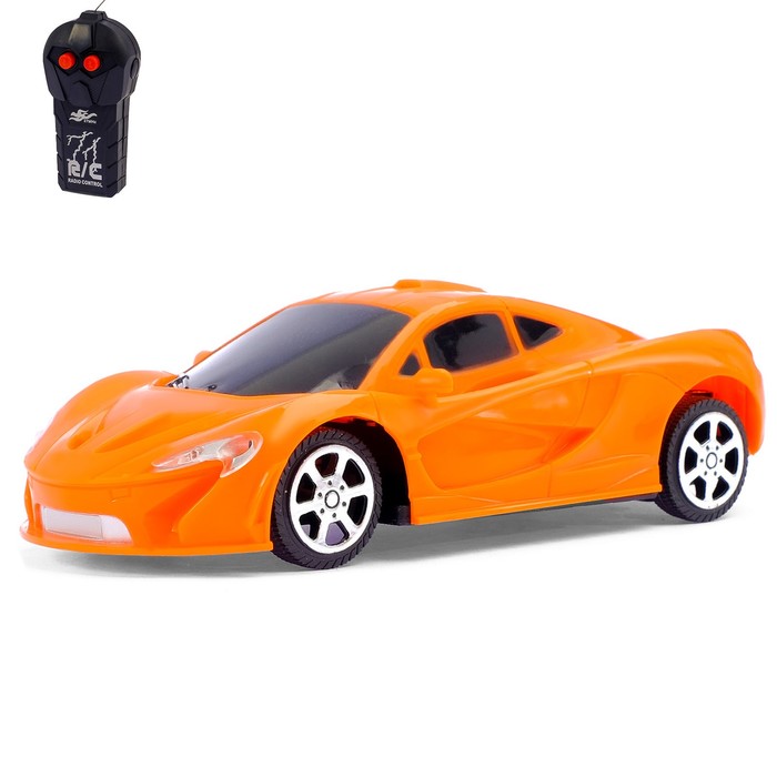 Машина радиоуправляемая "Стритрейсер", работает от батареек, МИКС