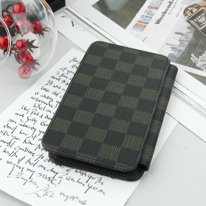 Чехол-книжка "Norton" для телефона универсальный, 5,2"-5,5", с выдвижным механизмом, цвет чёрный/коричневый