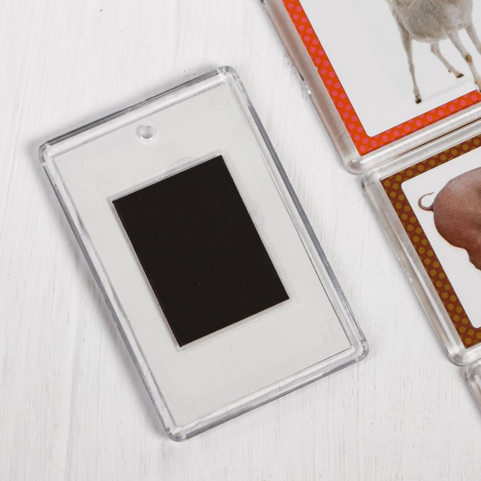 Набор магнитов "Мамы и детёныши. Часть1" 16 шт., 5,2 × 7,8 см