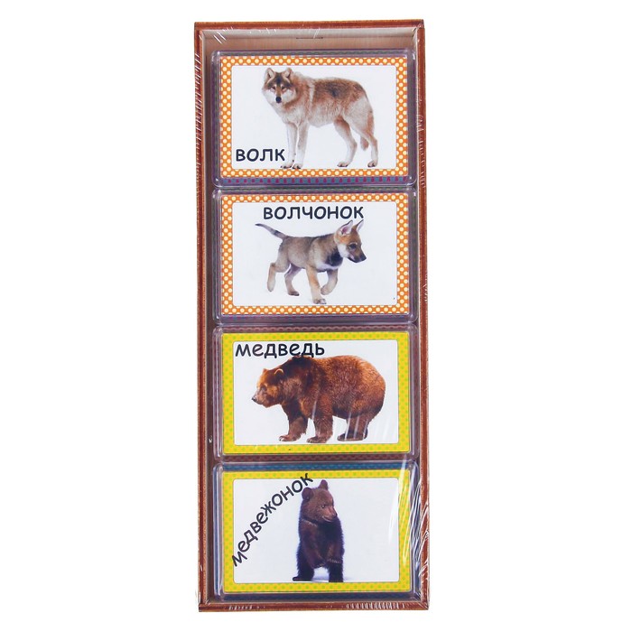 Набор магнитов "Мамы и детёныши. Часть 2" 16 шт., 5,2 × 7,8 см