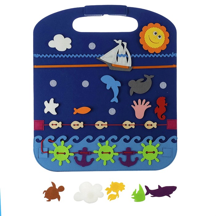 Коврик-игралка в дорогу "Море"