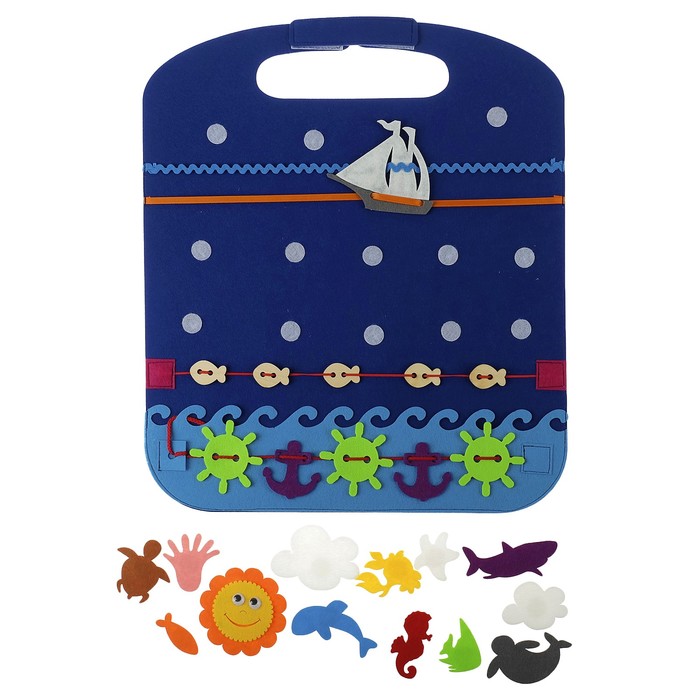 Коврик-игралка в дорогу "Море"