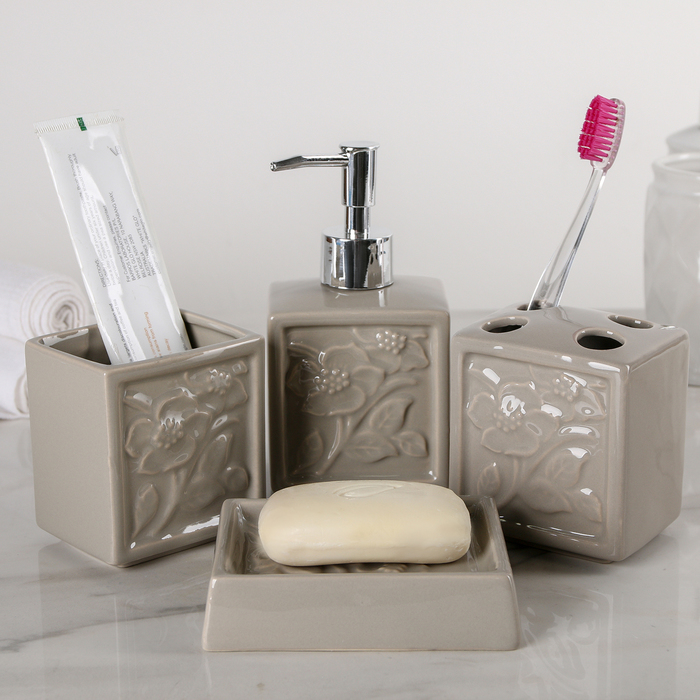 Набор аксессуаров для ванной комнаты, 4 предмета