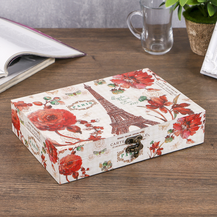 Шкатулка дерево "Ностальгия" 5,5х24х17 см