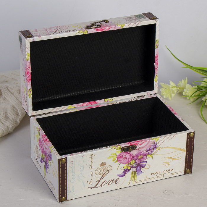 Шкатулка дерево "Июнь" 12х24х14 см