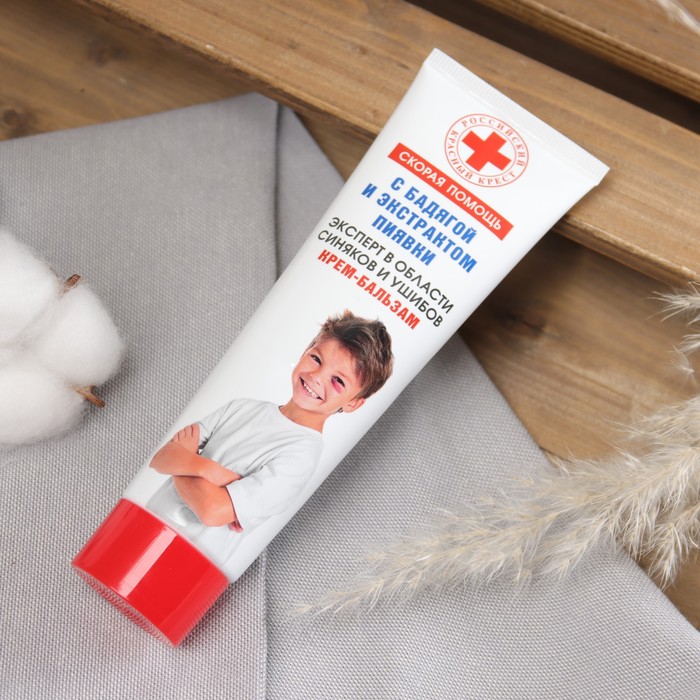 фото Крем-бальзам от синяков и ушибов 100мл скорая помощь