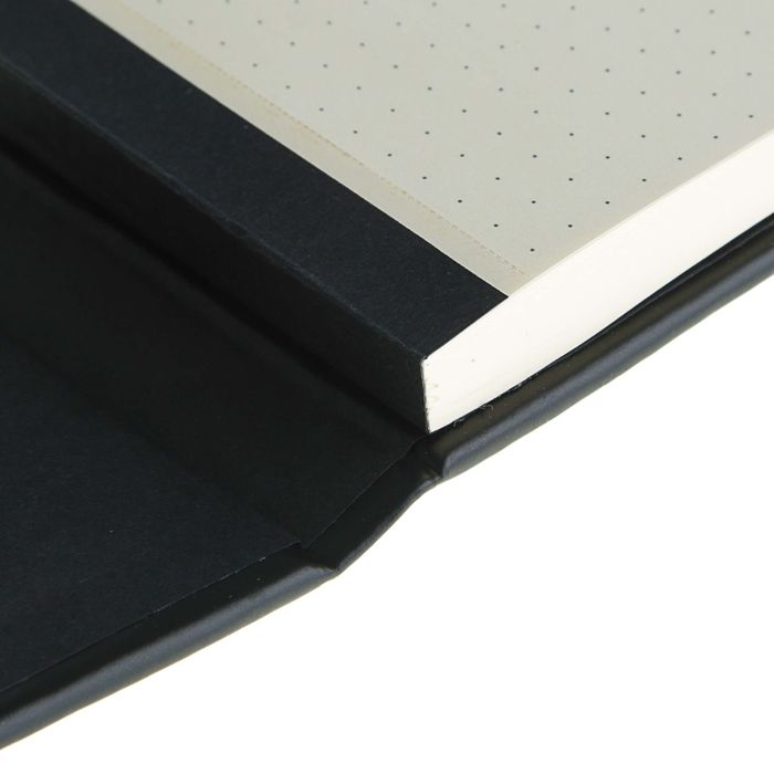 Блокнот для записей А6 Clairefontaine Rhodia к/з 96 листов, "Чёрный", цвет листа — слоновая кость в точку 118339С