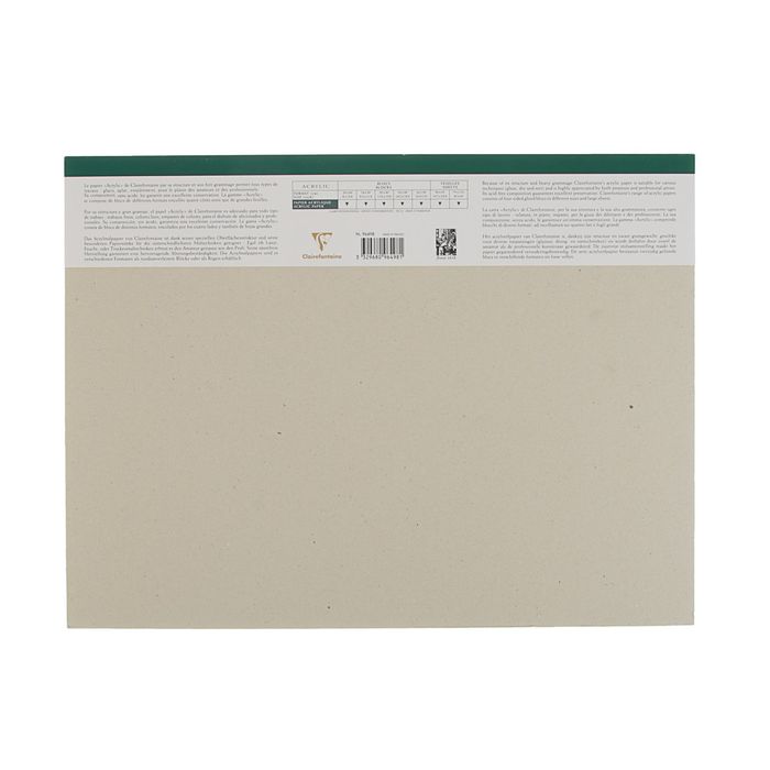 Альбом для акрила В3 360*480 мм Clairefontaine Acrylic Special 10 листов 360 г/м2 склейка 96498С
