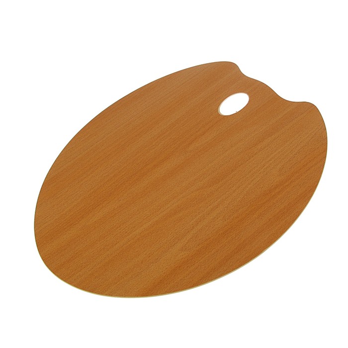 Палитра деревянная овальная Mabef 35*45см бук M/03545