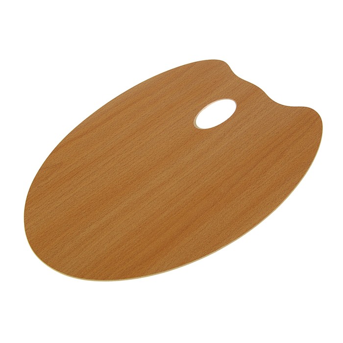 Палитра деревянная овальная Mabef 25*35см бук M/02535
