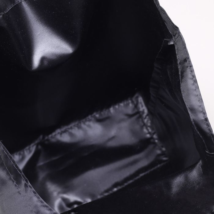 Сумка хозяйственная, складная, 1 отдел, цвет чёрный