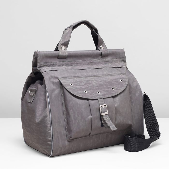 Сумка дорожная, отдел на молнии, наружный карман, цвет зелёный