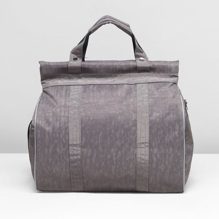 Сумка дорожная, отдел на молнии, наружный карман, цвет зелёный