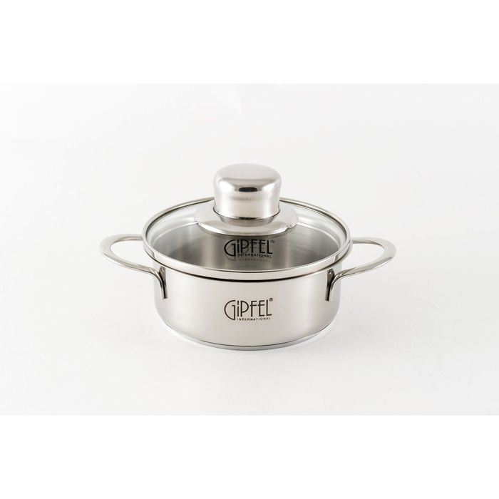 Кастрюля Mini, со стеклянной крышкой 12 х 5 см, 0,6 л