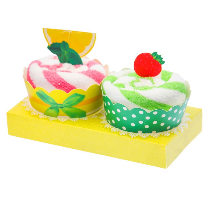 Набор полотенец Collorista "Махровые сладости" 30х30см-2 шт, 100% хлопок