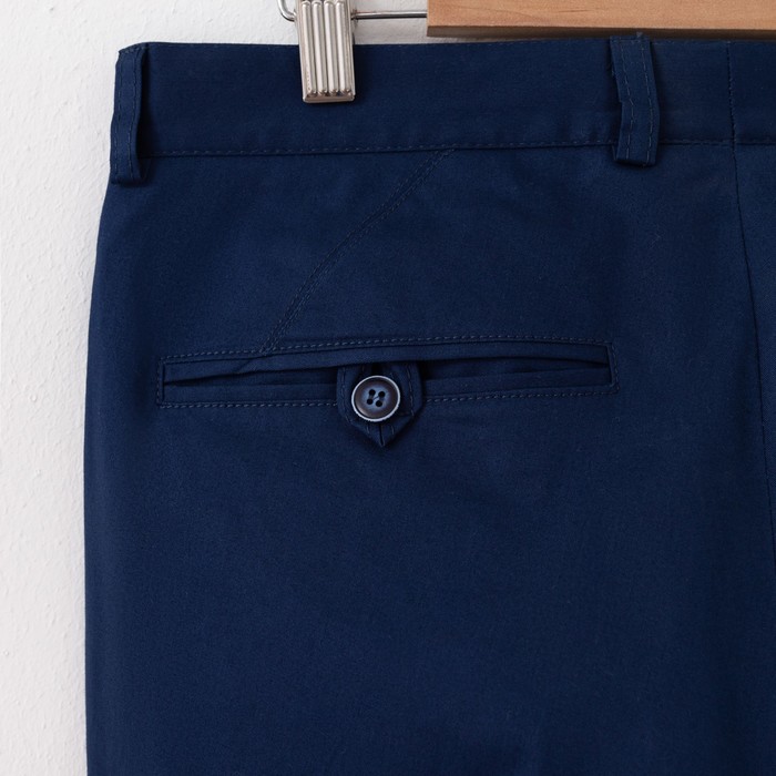 Брюки мужские Бр1269, цвет синий, рост 188 см, размер 48