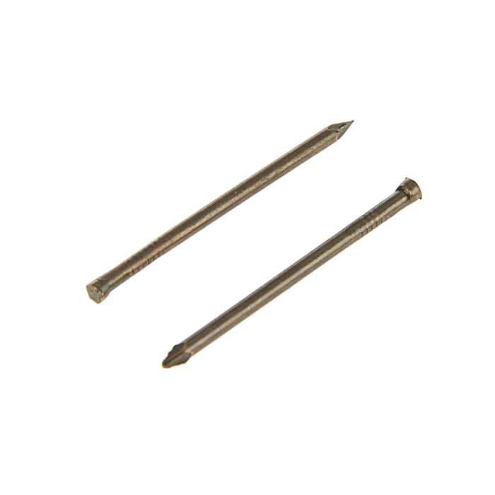Гвоздь финишный, 1.4х25 мм, бронзовый, в пакете 50 шт.