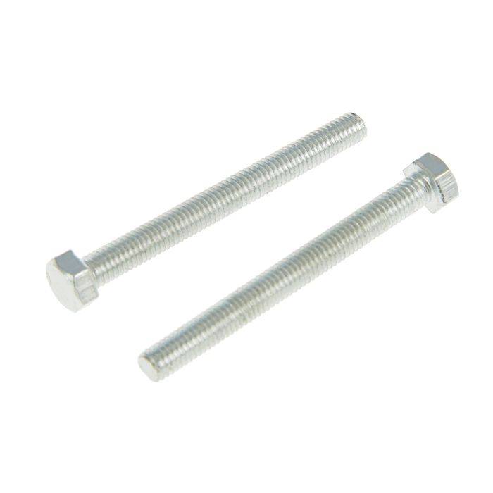 Болт DIN933 с шестигранной головкой, М5х50 мм, оцинкованный, в коробке 50 шт.