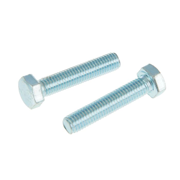 Болт DIN933 с шестигранной головкой, М8х40 мм, оцинкованный, в коробке 25 шт.