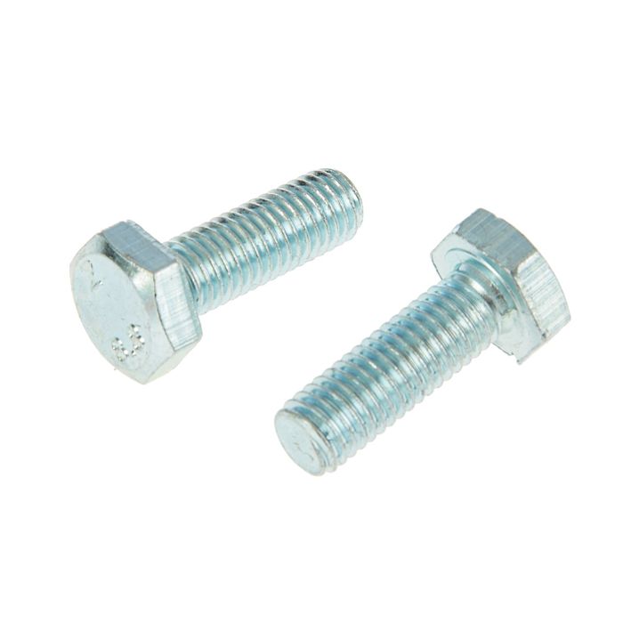 Болт DIN933 с шестигранной головкой, М10х30 мм, оцинкованный, в коробке 20 шт.