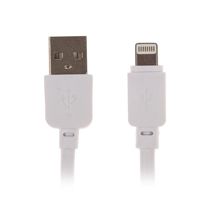 Провод для зарядки и передачи данных Luazon USB - iPhone 5/6/7, 1,5м, толстый провоод