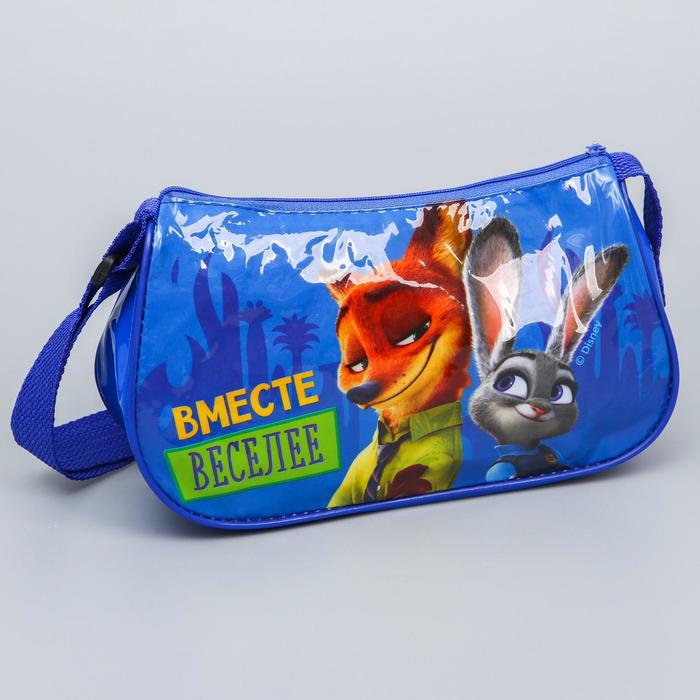 Сумочка детская "Вместе веселее", Зверополис, 24 х 13 см