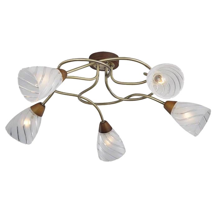 Люстра Kylie 5x40Вт Е14 48x46x23см