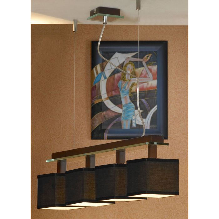 Светильник Riley 4x40Вт Е14 73x21x17см