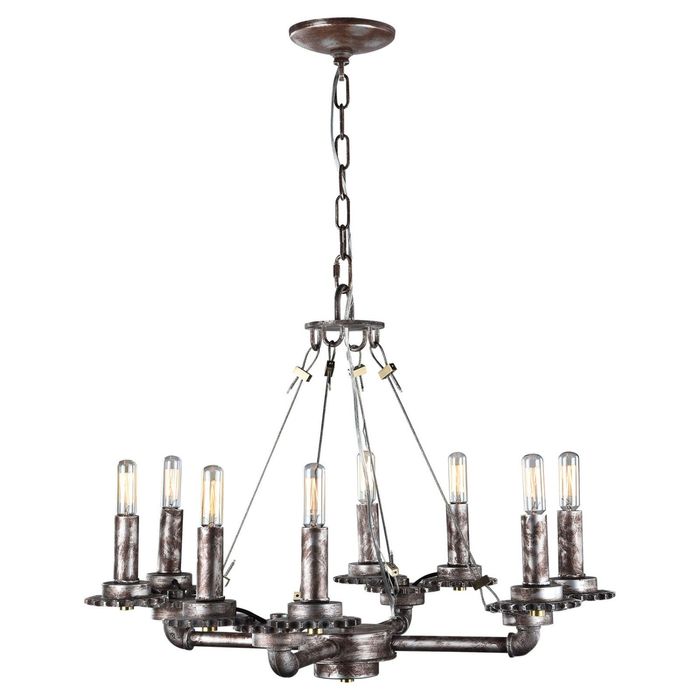 Люстра Ethan 8x40Вт Е14 66x66x26см