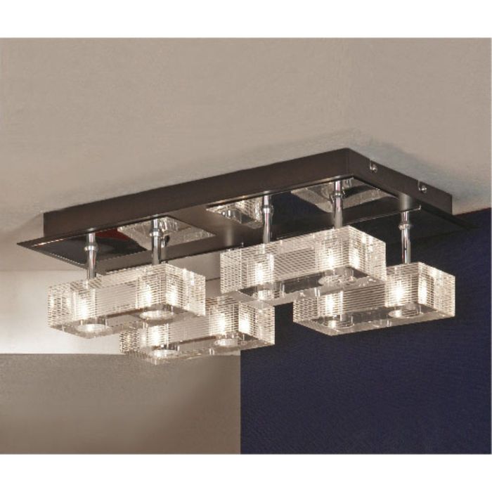 Люстра Donald 8x40Вт G9 53x36x16см