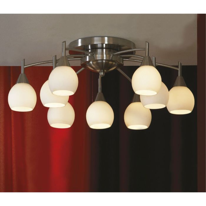 Люстра Jeffery 9x40Вт Е14 43x42x34см