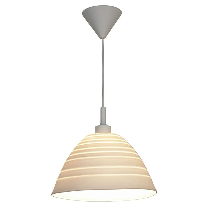 Светильник Olivia 1x60Вт Е27 белый 27x9,5x27см