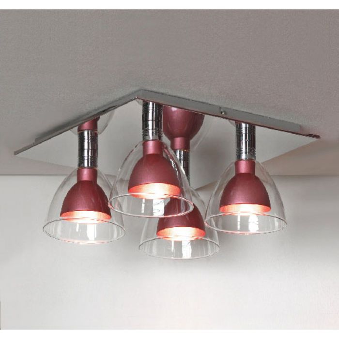 Светильник Neil 4x40Вт G9 38x38x22см