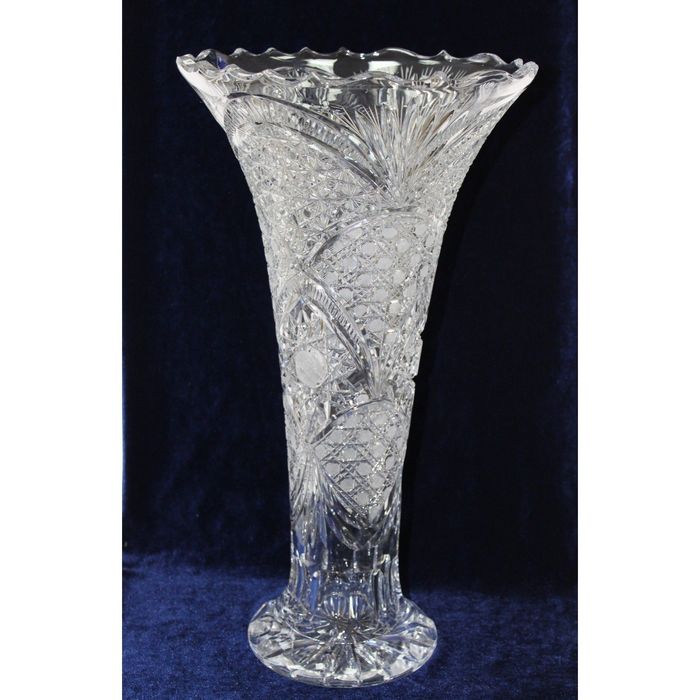 Ваза хрустальная "Петергоф" вееры